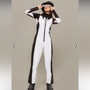Stylish Black and White Women's Jumpsuit